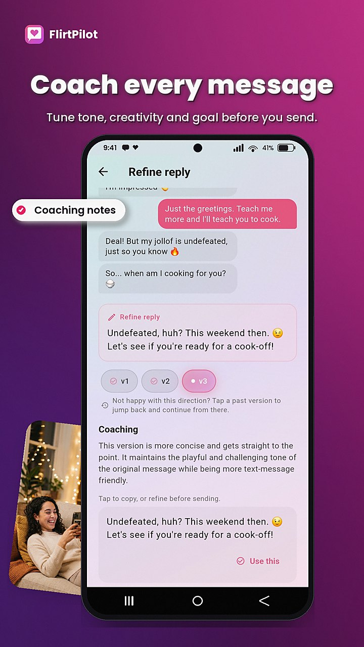 FlirtPilot — Coach every message