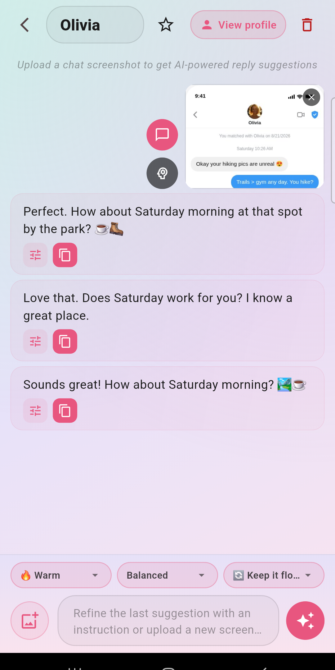 FlirtPilot — AI Reply Suggestions